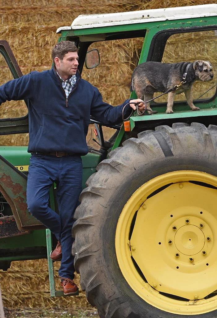 Mens quarter zip fleece