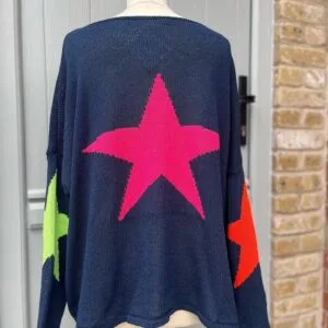 sienna stare jumper - navy